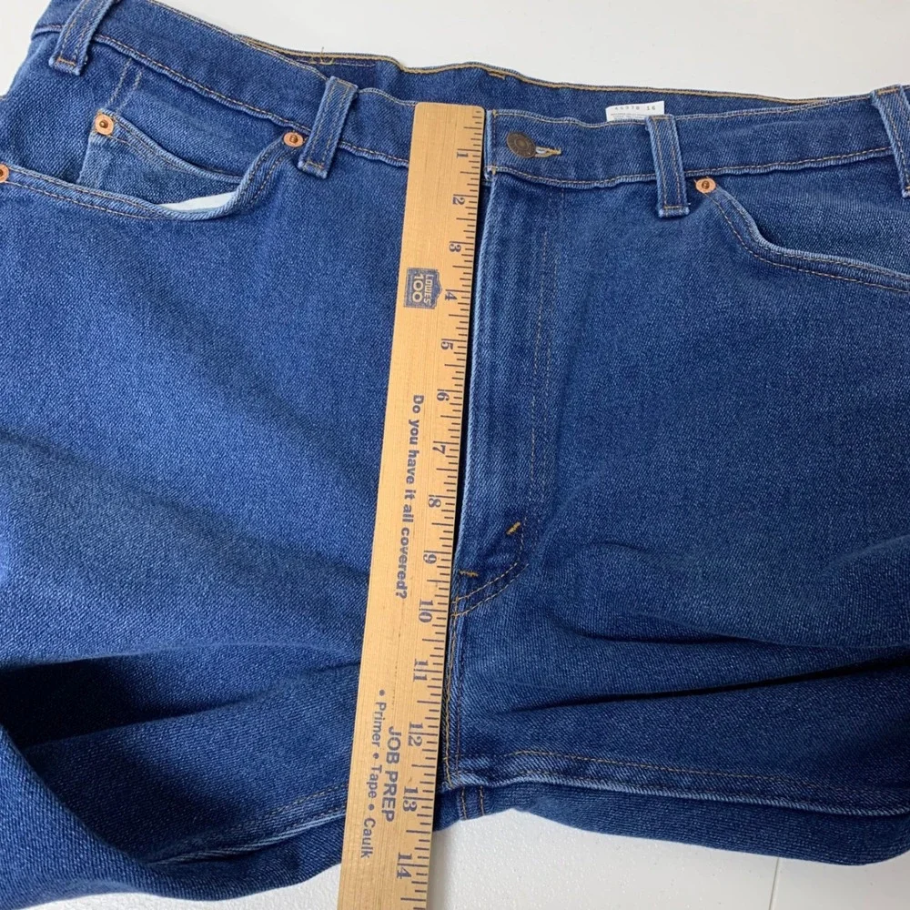 Levi's 517 Bootcut Jeans Men 40x30 (37x29) Dark Wash Orange Tab Vintage Made USA